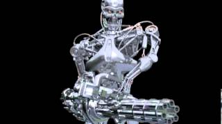 Rigged T-800 with gutling gun v1