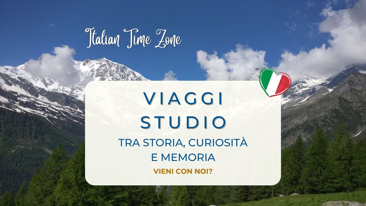 Viaggi studio 2026 – Date e destinazioni – Parla italiano nell'Italia profonda