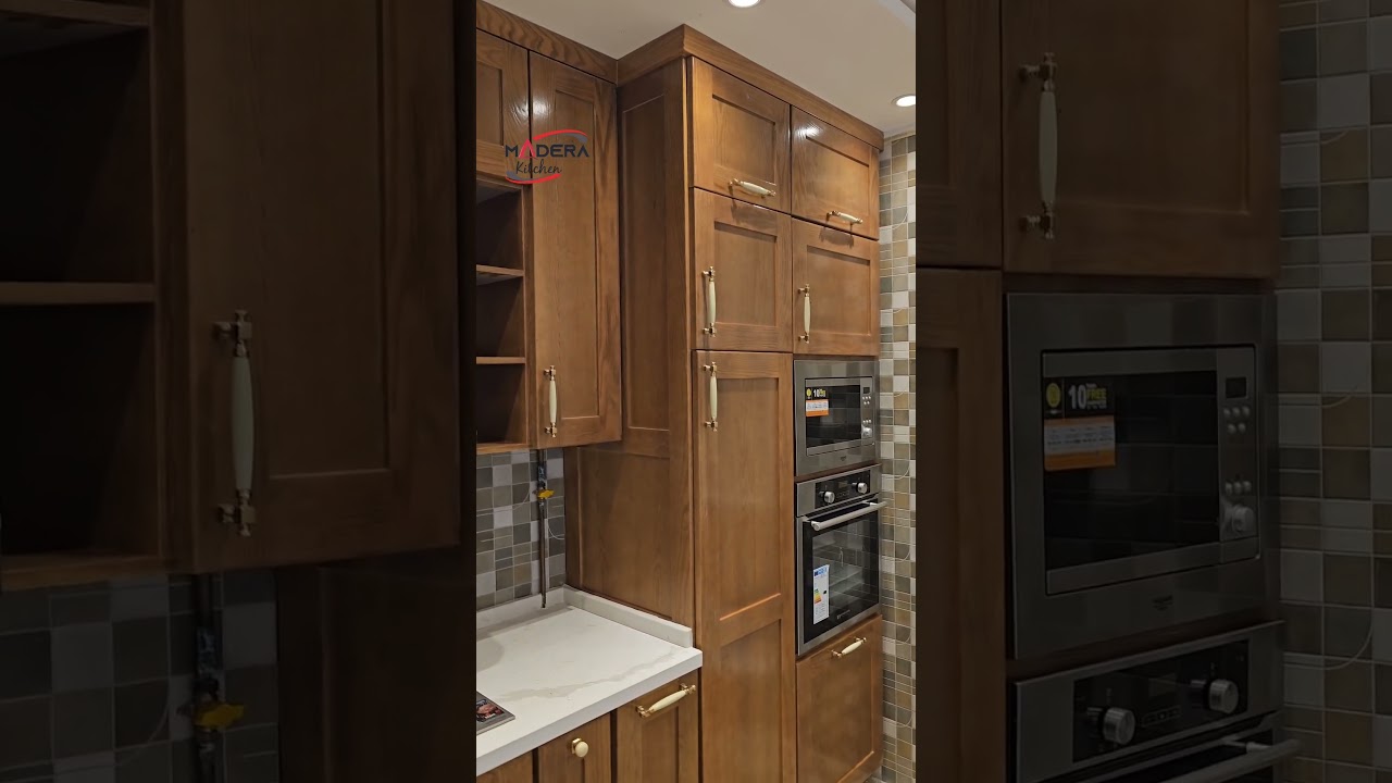 cuisine en bois chêne américain - Les pins maritimes Alger 