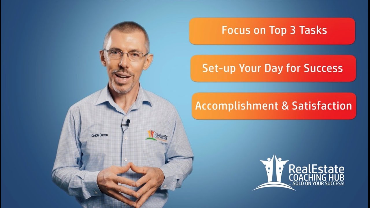 Real Estate Coaching Hub - Tips on Time versus Task Management for Real Estate Agents