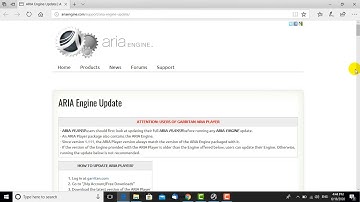 How to install Aria Player