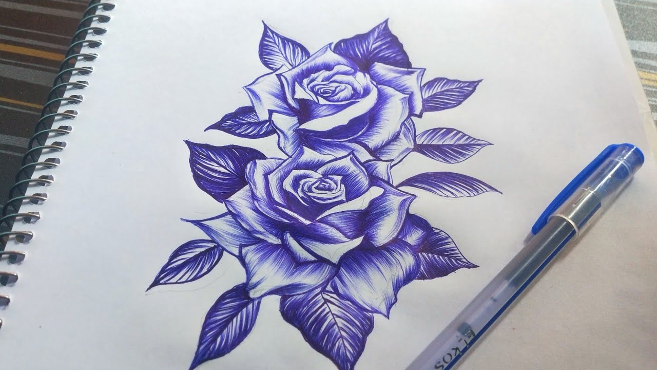 Update more than 79 pen sketch rose - in.eteachers