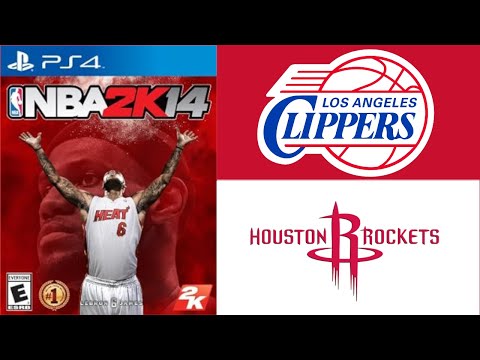 NBA 2K14 Los Angeles Clippers Vs Houston Rockets PlayStation 5 Gameplay