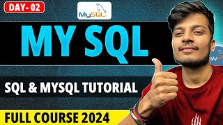 SQL & MySQL Live Class Day 2 | Job Ready Bootcamp | SQL & MySQL Tutorial for Beginners in Hindi