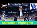 Georgia vs 8 kentucky basketball game highlights jan 20 2024