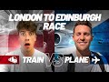 Racing from london to edinburgh  train lner vs plane easyjet