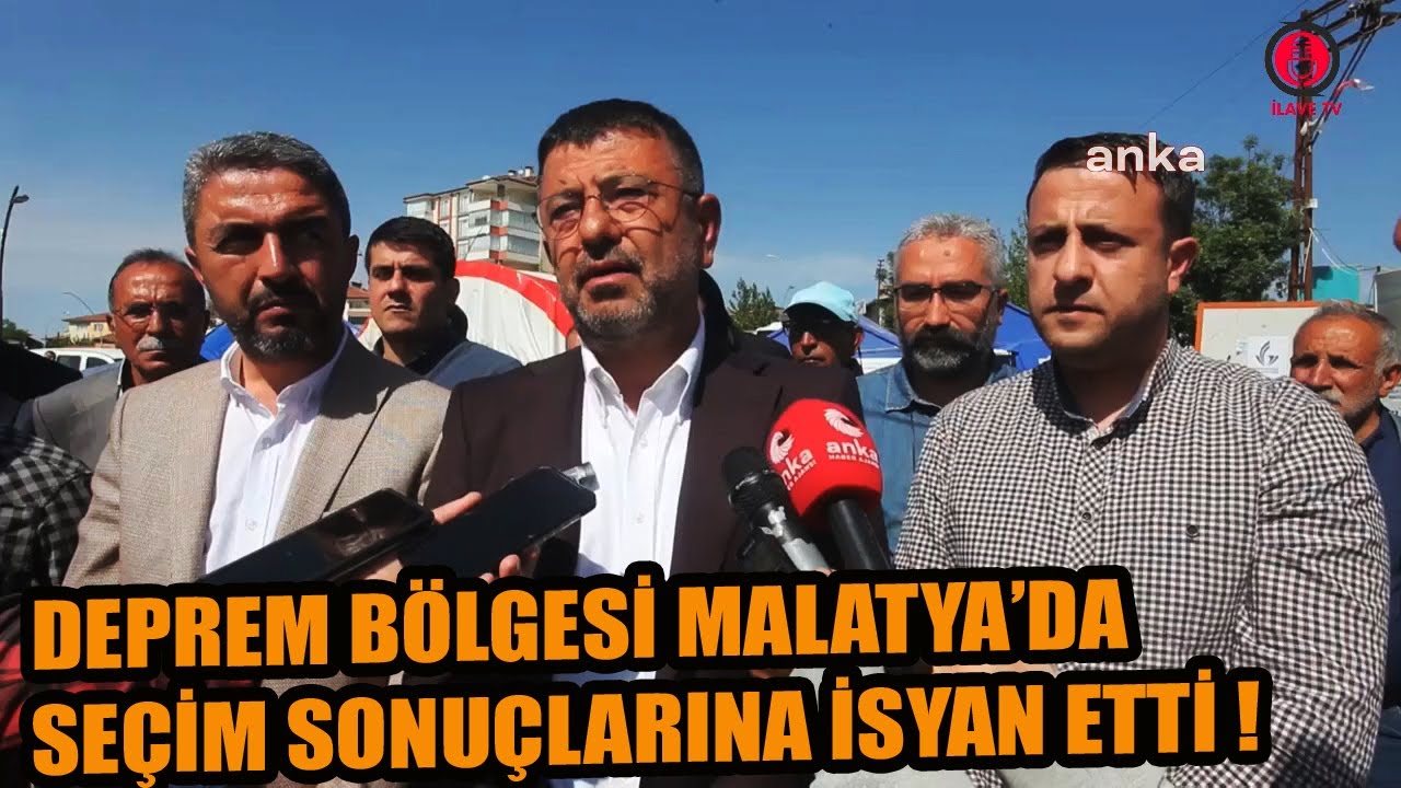 ⁣Veli Ağbaba deprem bölgesi Malatya'da seçim sonuçlarına isyan etti !