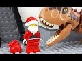 Lego Santa Claus Dinosaur Attack