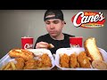 First time Eating Raising Cane’s Mukbang! Tenders + 22oz Cup of Sauce ..Hype?!