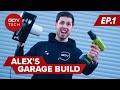 Alex Builds His Dream Bike Cave In His Garage Ep. 1