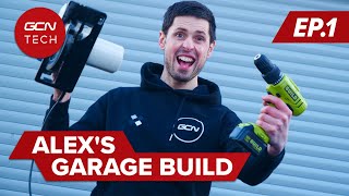Alex Builds His Dream Bike Cave In His Garage Ep. 1