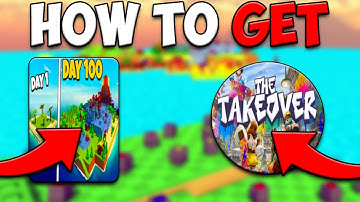 HOW TO GET ALL BADGES IN BUILD AN ISLAND (The Takeover Event)
