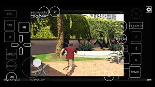 GTA V on sd 845 pocof1 fps test in Mobox emulator with high graphics and thermal throttling....