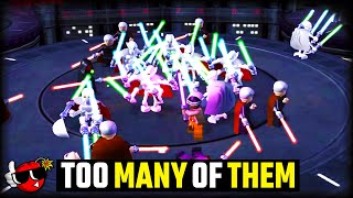 BIGGEST Lego Star Wars Battle EVER - Lego Star Wars The Complete Saga