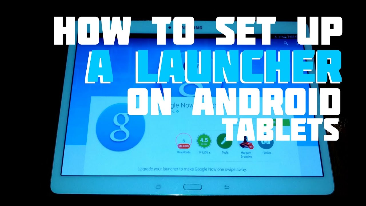 How to set up a Launcher on Android Tablets - YouTube