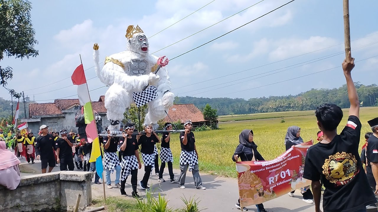 KARNAVAL DESA KEBULUSAN KEBUMEN HUT KEMERDEKAAN RI KE 80 TAHUN 2025
