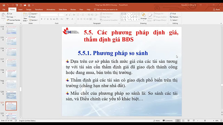 Thẩm định giá tài sản theo phương pháp so sánh