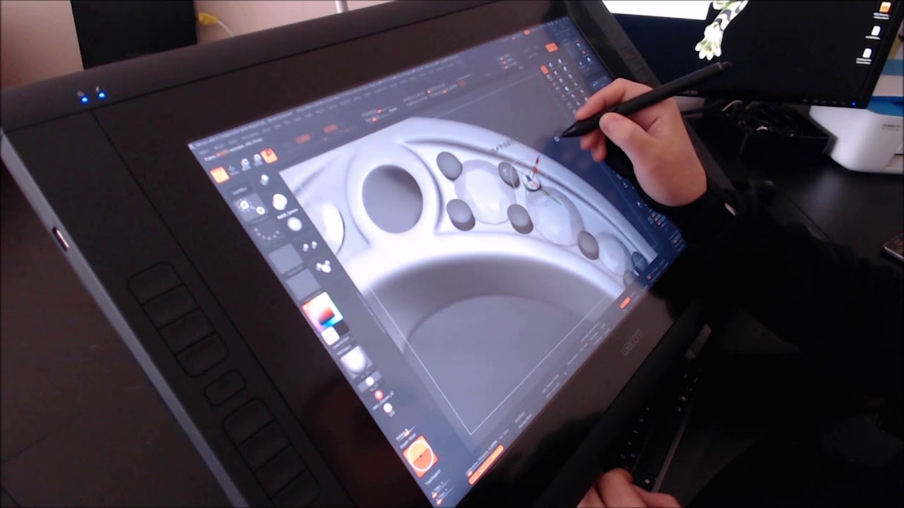 how to use wacom tablet with zbrush