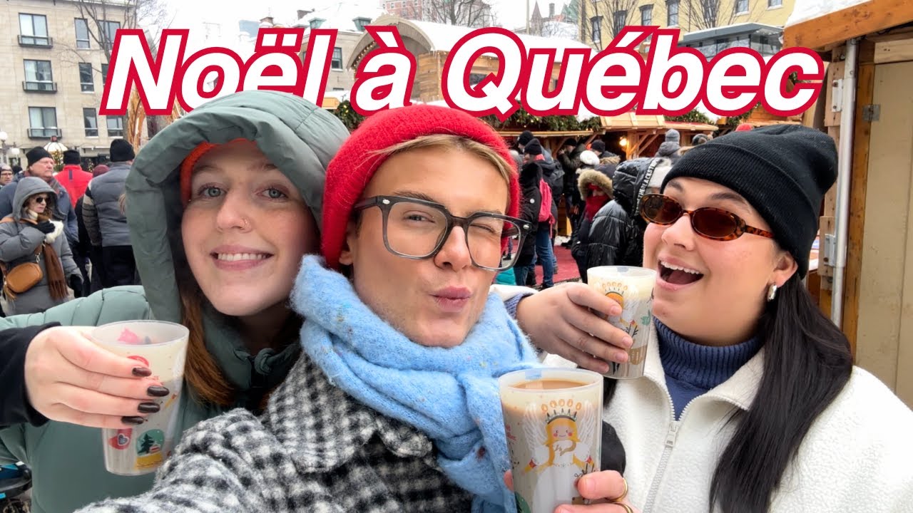 Fin de semaine de Noël à Québec entre amis❄️🎄✨