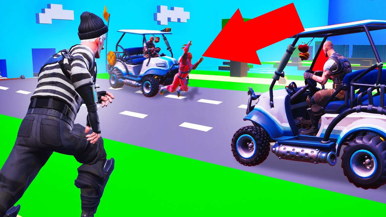 Playing CROSSY ROAD In FORTNITE! (Custom Map)