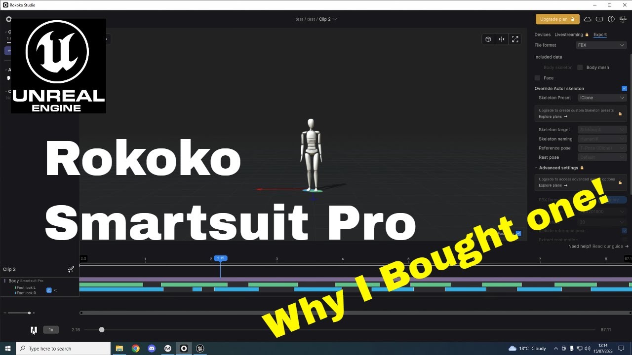 The Real Reason Why I Bought a Rokoko Smartsuit Pro - Iclone 8 Unreal ...