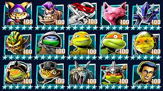 All Platinum Max Level 100 Tier 7 Swift Class Characters | TMNT Legends