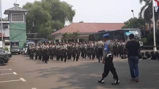 Yel-yel SPN Polda Metro Siswa Seba Angkatan 40 di Polres Metro Bekasi Kota