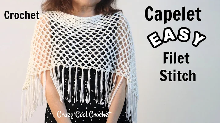 Learn to Crochet a Stylish Capelet with Easy Filet Stitch