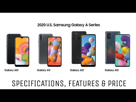 2020 Samsung Galaxy A Series Launched in USA   Galaxy A01   Galaxy A11   Galaxy A21   Galaxy A51