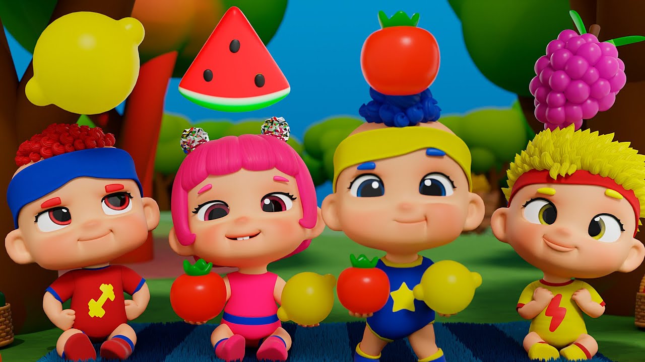 Deliciosas frutas y verduras con Bebé DB | D Billions Canciones Infantiles