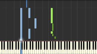 Yann Tiersen - Erc&#39;h (Synthesia Tutorial) [Piano]