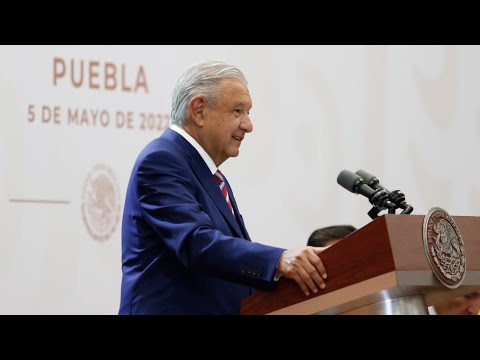 Conferencia de prensa en vivo, desde Puebla. Jueves 05 de mayo 2022 | Presidente AMLO