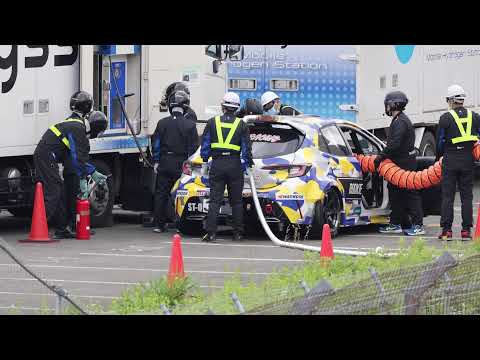 S耐 世界初! 水素カローラ 給水素ピットイン 5分04秒 ノーカット | スーパー耐久 24時間 富士スピードウェイ