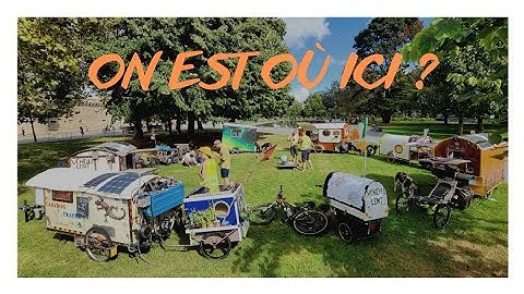 1er Rassemblement itinérant de vélos-roulottes/caravanes en  France