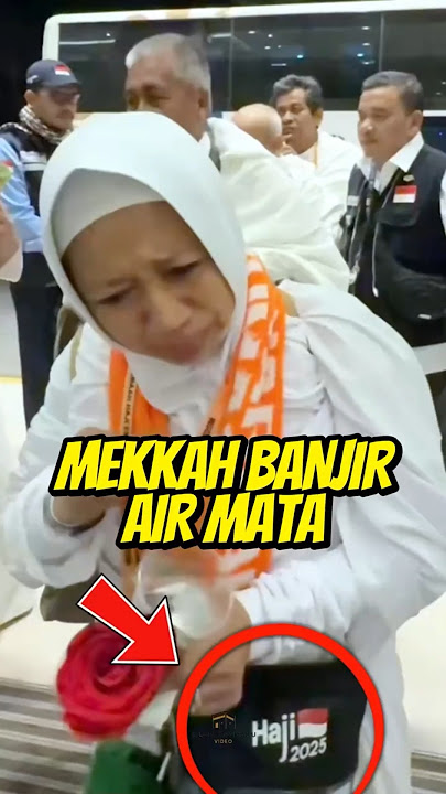 Banjir Air Mata Saat Jamaah Haji Indonesia Masuk Mekkah 2025 #haji2025 #jamaahhajiindonesia #haji