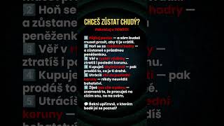 🔥 6 návyků věčné chudoby #citáty #motivace #moudrost 🔥 6 návyků věčné chudoby #citáty #motivace #moudrost