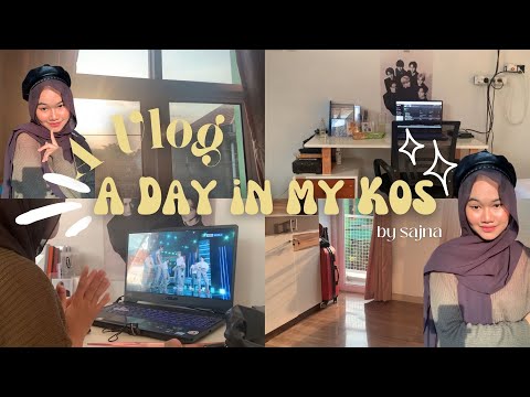 🗑🎱 a day in my kos  | a daily routine, fangirling, clean my room ˚ ༘ ♡ ⋆｡˚