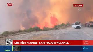 Yangında Gök Bile Kızardı, Can Pazarı Yaşandı...