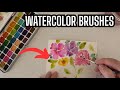REVIEW and DEMO NICPRO watercolor brushes