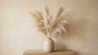 Art Screensaver TV Wallpapers | Pampas Grass Serenity in Neutral Tones 🌾🤍 screenshot 5
