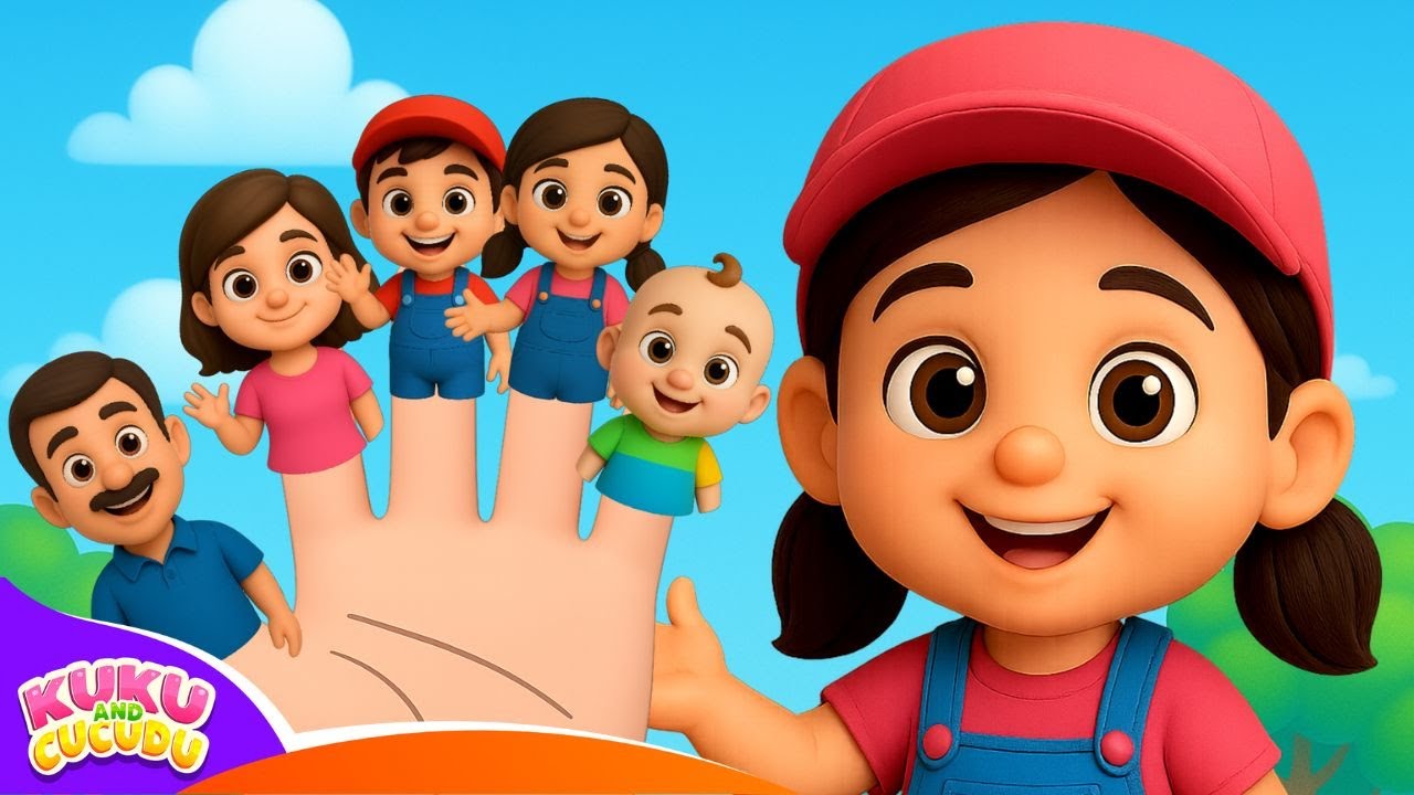 Finger Family Song 👨‍👩‍👧‍👦 & More | Kids Songs – Nunu, Kuku and Cucudu ...
