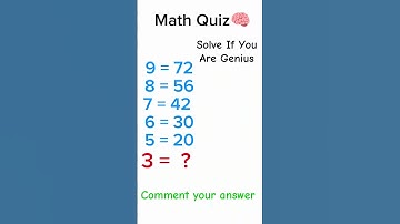 Ultimate Math Challenge | Test Your Skills with Our Fun Quiz!** #brainteasers #maths #mathchallenge