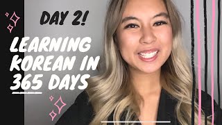[Day 2] Learning Korean in 365 Days | 자기소개 - Self-Introduction in Korean