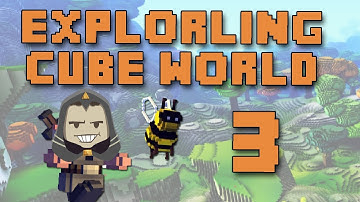 Exploring Cube World #3 - Getting Pooped On :(