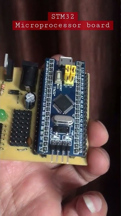 STM32 Micro Processor board with FTDI programmer Pins - YouTube
