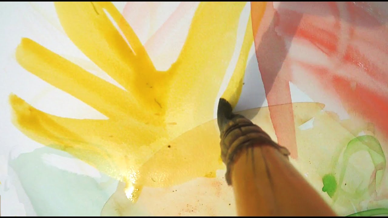Making an Abstract Watercolor YouTube