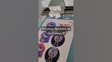 ♡ Watch Me Print Custom Stickers for My Etsy Shop #Shorts ♡