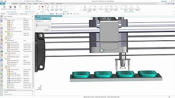 NX 12 Mechatronics Concept Designer  - Physics for Machine Tools and Material Handling