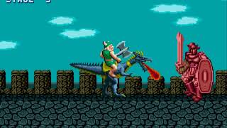 Golden Axe- Last Stage/Boss and Ending (Genesis)