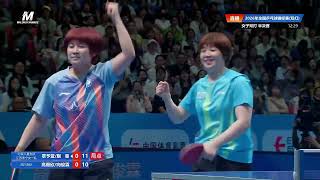 Qin Yuxuan/Kuai Man Vs Gao Yuxin/Xiang Junlin Wd Sf 2026 China Table Tennis Championships